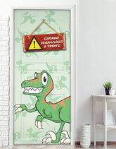 Adesivo para Porta Dino Verde
