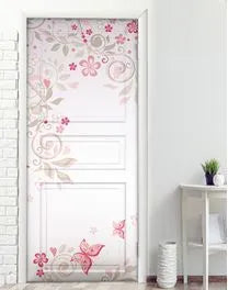 Adesivo para Porta Flores e Borboletas