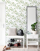 Papel de Parede Autocolante Folhagem