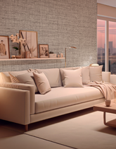 Papel de Parede Texturizado Linho Areia