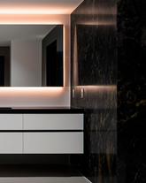 Revestimento Adesivo Mármore Callacata Black