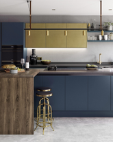 Revestimento Adesivo para Móveis Fórmica Azul Eclipse