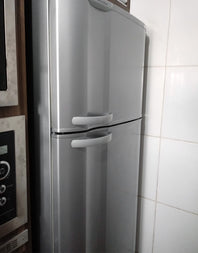 Adesivo para Geladeira Prata Inox