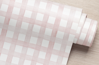 Lançamento do mês: Xadrez Grid Rosa Bebê