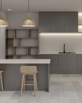 Adesivo Revestimento para Móveis Fórmica Satin Prata Alumínio