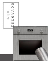 Adesivo para Fogão Escovado Inox