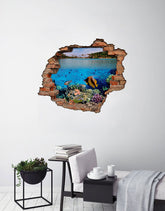 Adesivo Buraco 3D Fundo do Mar