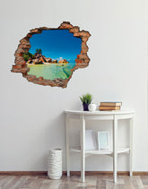 Adesivo Decorativo Buraco 3D Praia