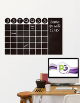 Adesivo de Lousa Formas Calendario 02
