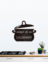 Adesivo de Lousa Formas Panela