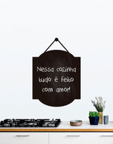 Adesivo de Lousa Formas Placa