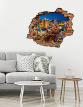 Adesivo Decorativo Buraco 3D Vegas