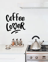 Adesivo Lettering Coffee Lover