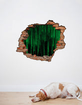 Adesivo Decorativo Buraco 3D Matrix