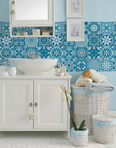 Papel de Parede Adesivo Azulejo Acqua