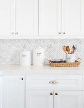 KIT DE 4 ROLOS - 1,50m x 50cm - Papel de Parede Adesivo Azulejo Arabesco