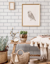 Papel de Parede Adesivo Brick Metro Snow