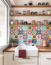 Papel de Parede Adesivo Azulejo Coimbra