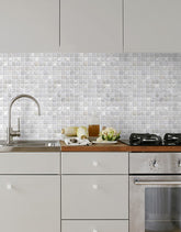 Papel de Parede Adesivo Pastilhas Perolas