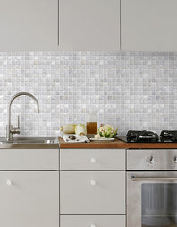 Papel de Parede Adesivo Pastilhas Perolas