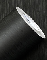 Adesivo de Envelopamento Escovado Preto