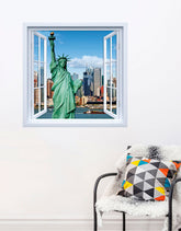 Adesivo de Janela Estátua da Liberdade