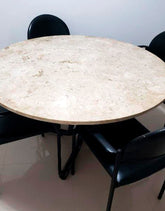 Adesivo para Mesa Mármore Travertino Brilho