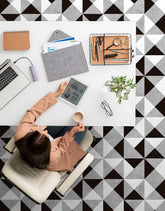 Adesivo para Piso Geométrico Trienne