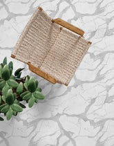Adesivo para Piso Mármore Branco Glacial