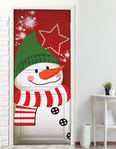 Adesivo para Porta Boneco de Neve