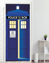 Adesivo para Porta Cabine Telefônica Azul