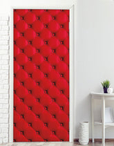 Adesivo para Porta Capitonê Vermelho