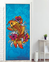 Adesivo para Porta Carpa Old School