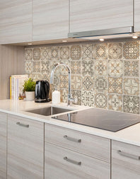 Papel de Parede Adesivo Azulejo Nude