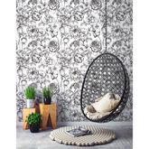 Papel de Parede Adesivo Flores da Noite