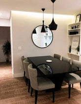 Adesivo para Mesa Laca Preto