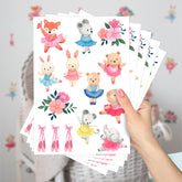 Cartela Adesiva Ballet Mágico