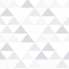 Papel de Parede Adesivo Triângulos Cinza