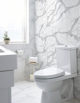 Papel de Parede Adesivo Mármore Branco Glacial