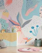 Painel de Parede Adesivo Abstrato Kids