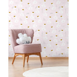 Papel de Parede Adesivo decorativo Cisne com Coroa