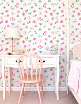 Papel de Parede Romântico Jardim Encantado