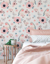 Papel de Parede Adesivo Canto dos Pássaros