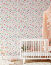 Papel de Parede Adesivo Floral Delicado