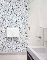 Papel de Parede Adesivo Granilite Terrazzo Tanzanita