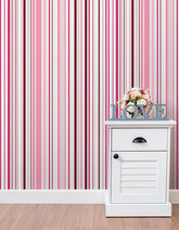 Papel De Parede Adesivo Listras Alcaçuz