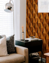 Papel de Parede Adesivo Madeira Rústica 3D