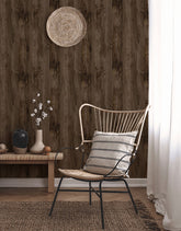 Papel de Parede Adesivo Madeira Tabaco