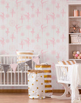 Papel de Parede Adesivo Bailarina Rosa