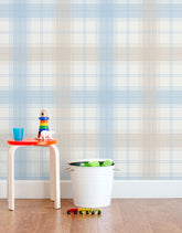 Papel de Parede Adesivo Xadrez Cafuné